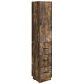 vidaXL Sada skríň 2 ks 33 x 34,5 x 87 cm Kompozitné drevo Dymový dub