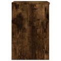 vidaXL Lavica na topánky dymový dub 60x30x45 cm spracované drevo