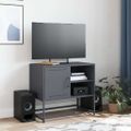 vidaXL TV skrinka antracitová 68x39x60,5 cm oceľ