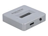 Adaptér rozhrania - M.2 NVMe karta - USB 3.2 (Gen 2) - strieborná