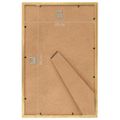 vidaXL Fotorámiky na stenu alebo stôl 3 ks zlaté 70x90 cm MDF