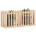vidaXL Vyvýšený záhon s dizajnom plotu 150x50x70 cm masívna borovica