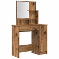 VidaXL súprava toaletného stolíka Old Wood Engineered Wood