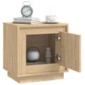 vidaXL Nočné stolíky 2 ks dub sonoma 44x35x45 cm spracované drevo