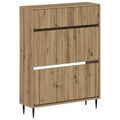 vidaXL Skriňa na topánky ZWOLLE 78 x 24 x 103 cm Kompozitné drevo