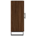 vidaXL Komoda hnedý dub 34,5x34x90 cm spracované drevo