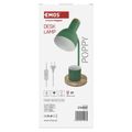 Stolná lampa POPPY na žiarovku E27, zelená