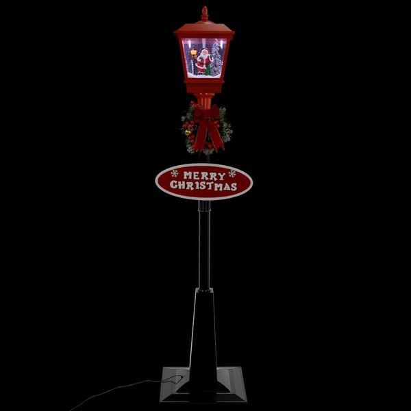 vidaXL Vianočná pouličná lampa so Santom 180 cm, LED