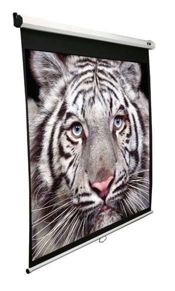 POŠKOZENÝ OBAL - ELITE SCREENS plátno roleta 150" (381 cm)/ 16:9/ 186,7 x 332 cm/ Gain 1,1/ case bílý Projekcní plátno, roleta, 150" (381 cm), 16:9, 186,7 x 332 cm, Gain 1,1, case bílý - POŠKOZENÝ OBAL
