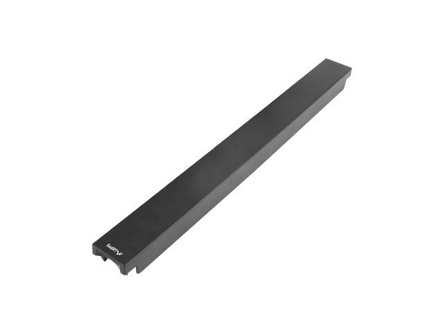 19'' Plastový rýchlomontážny ohnivzdorný zaslepovací panel 1U čierny lanberg