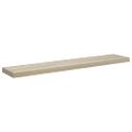 vidaXL Plávajúce nástenné police 2 ks, dubové 120x23,5x3,8 cm, MDF