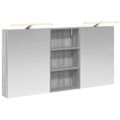 vidaXL Set kabinetov do kúpeľne 3 ks 140 x 14,5 x 70 cm