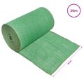 vidaXL Jutový rol Zelená 25 x 2500 cm