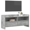 vidaXL TV skrinka 100 x 33 x 47 cm Betónovo sivá Kompozitné drevo