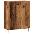 vidaXL Komoda staré drevo 69,5x34x90 cm kompozitné drevo