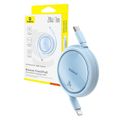 USB Cable Baseus Free2Pull USB-C to iP 20W 1m (blue)