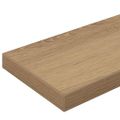 vidaXL Polica na knihy 3 úrovní 4 ks 100 x 10 x 1,5 cm Hnedá
