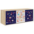 vidaXL Nástenný TV kabinet MAINZ 102 x 33 x 40 cm Dub sonoma