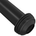 vidaXL WC nádržka so spodným prívodom vody 3/6 l, čierna
