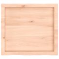 vidaXL Stolová doska 60x50x(2-4) cm neošetrený masív živé hrany
