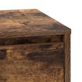 vidaXL Nočný stolík 2 ks Dymová dub 39 x 34,5 x 50 cm Kompozitné drevo