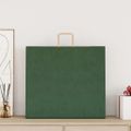 vidaXL Papierové tašky 250 ks s rúčkami, zelené, 54x15x49 cm