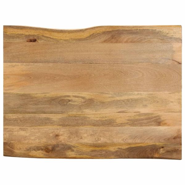 vidaXL Stolová doska 90x80x3,8 cm živý okraj masívne mango