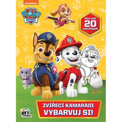 Vyfarbuj si! Paw Patrol/Labková Patrola Zvierací kamaráti