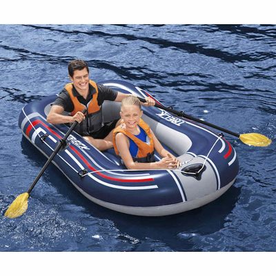 Bestway Hydro-Force Nafukovací čln s pumpou a veslami modrý