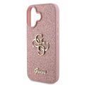 Guess puzdro pre iPhone 16 6,1" GUHCP16SHG4SGP Fixed Glitter Big 4G pink