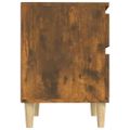 vidaXL Nočné stolíky 2 ks dymový dub 40x35x50 cm