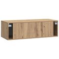 vidaXL Nástenná TV skrinka 99 x 41 x 30 cm Dub artisan