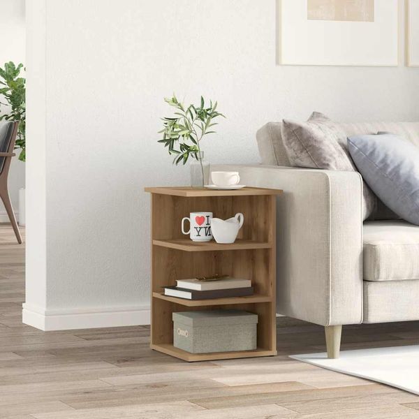 VidaXL Príborník Artisan Dub 35x35x55 cm Engineered Wood