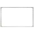 vidaXL Obrubník trávnika 4 ks 100 x 60 x 35 cm Oceľ Strieborná