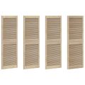 vidaXL Skříňové dvere s dverami 4 ks Prírodná 49,5 x 2,1 x 140,5 cm