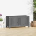 vidaXL Záhradný úložný box sivý 115x49x60 cm masívna borovica