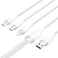 Kábel USB 2.0 A na 3v1 3A Vention CTPWG 1,5 m (biely)