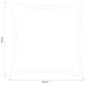 vidaXL Poťah na podložku 2 ks HOUTEN Modrá 35 x 35 cm manšestr