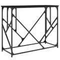 vidaXL Konzolový stolík čierny 100x40x80 cm kompozitné drevo