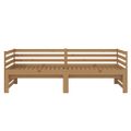 vidaXL Rozkladacia denná posteľ medovohnedá borovica 2x(90x200) cm