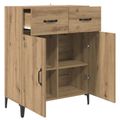vidaXL Servírovacia skriňa Remeselný dub 69,5 x 34 x 90 cm