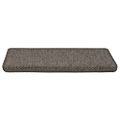 vidaXL Nášľapy na schody vzhľad sisal 30 ks 65x21x4 cm sivé a béžové