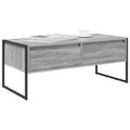 vidaXL Konferenčný stolík Sivý Sonoma 100 x 46 x 40 cm