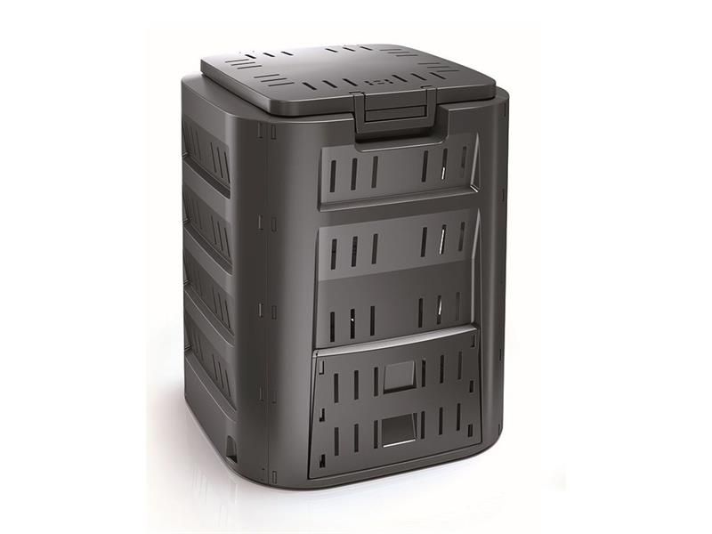 Kompostér záhradný COMPOGREEN 320l čierny