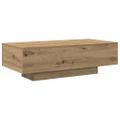 vidaXL Konferenčný stolík dub artisan 100x49,5x31 cm kompozitné drevo