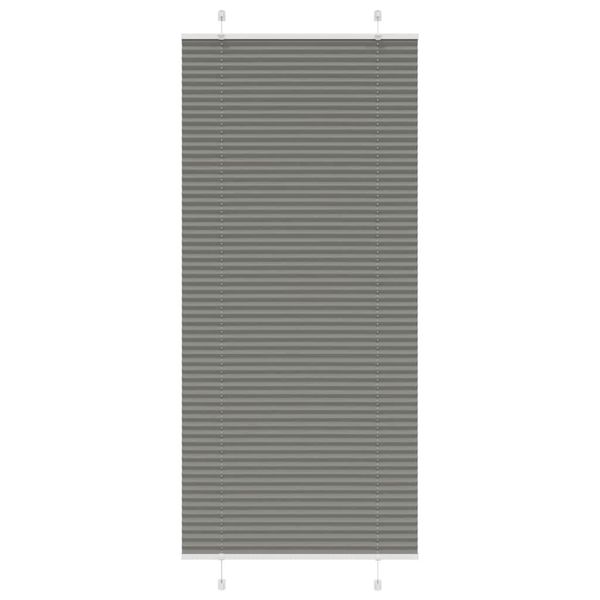 vidaXL plisovaná roleta antracitová 100x200 cm Šírka látky 99,4 cm