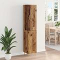 vidaXL Highboard 2 ks Staré drevo 34,5 x 34 x 180 cm Kompozitné drevo