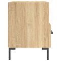 vidaXL Nočné stolíky 2 ks dub sonoma 40x35x47,5 cm kompozitné drevo