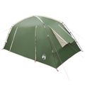vidaXL Stan chata so strechou Zelená 400 x 210 x 180 cm Polyester