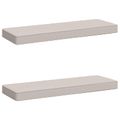 vidaXL 2-dielne podušky na lavicu VUGHT 2 pcs 100% polyester Biela